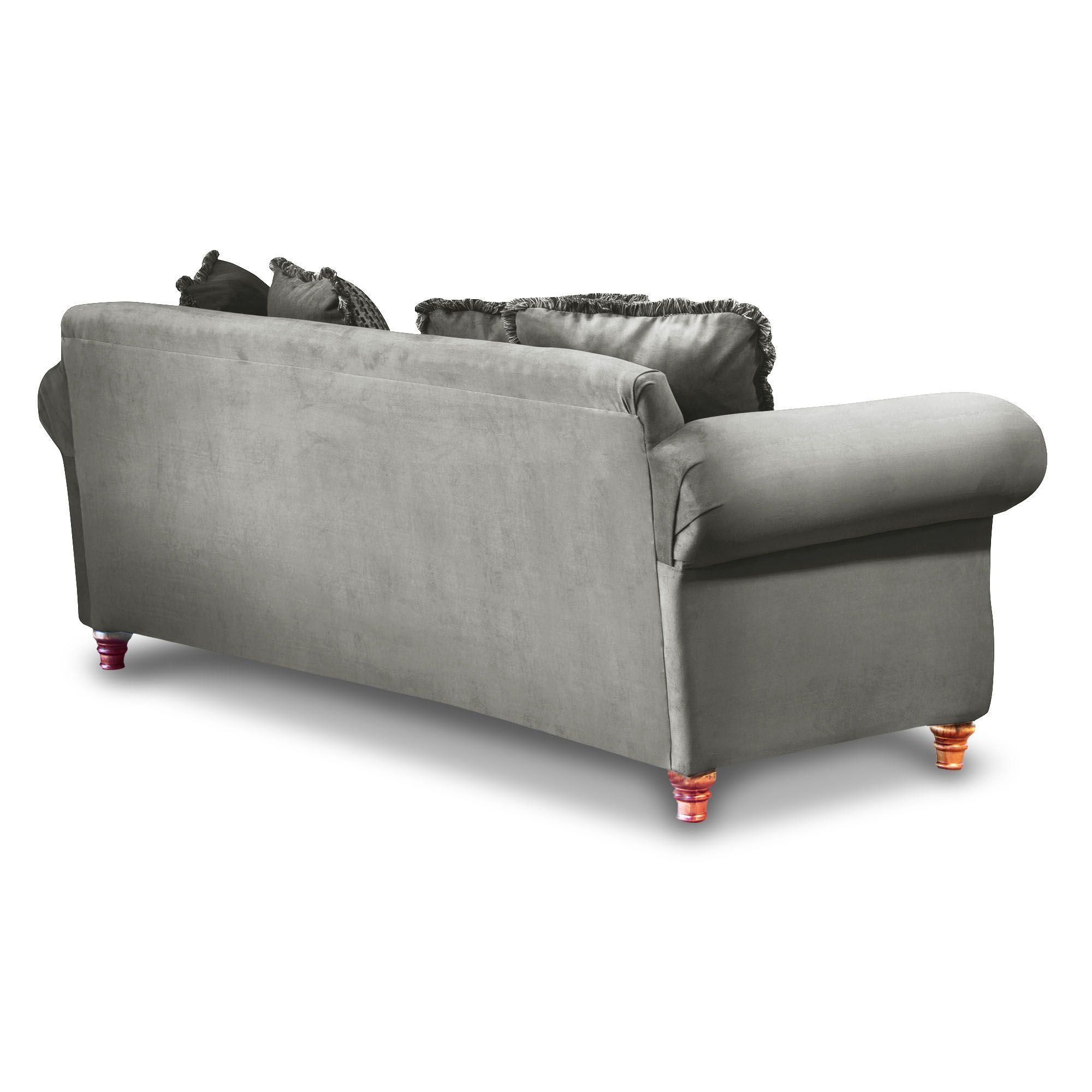 SOFA  RIMINI 3C TELA VELVET GRIS-2