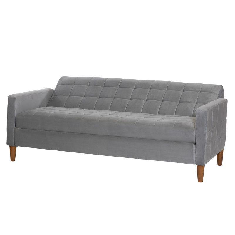 FUTON GENOVA  TELA VELVET GRIS-5