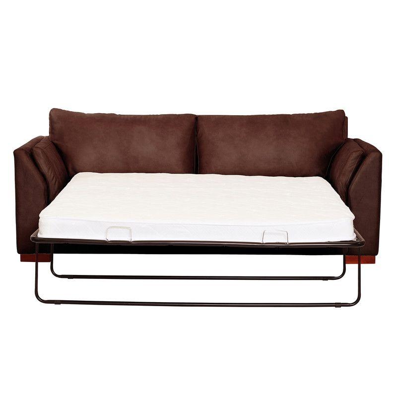 Sofa Cama Milan 2Pl Con Resortes Pocket Cuero Kentucky Café Moro-2