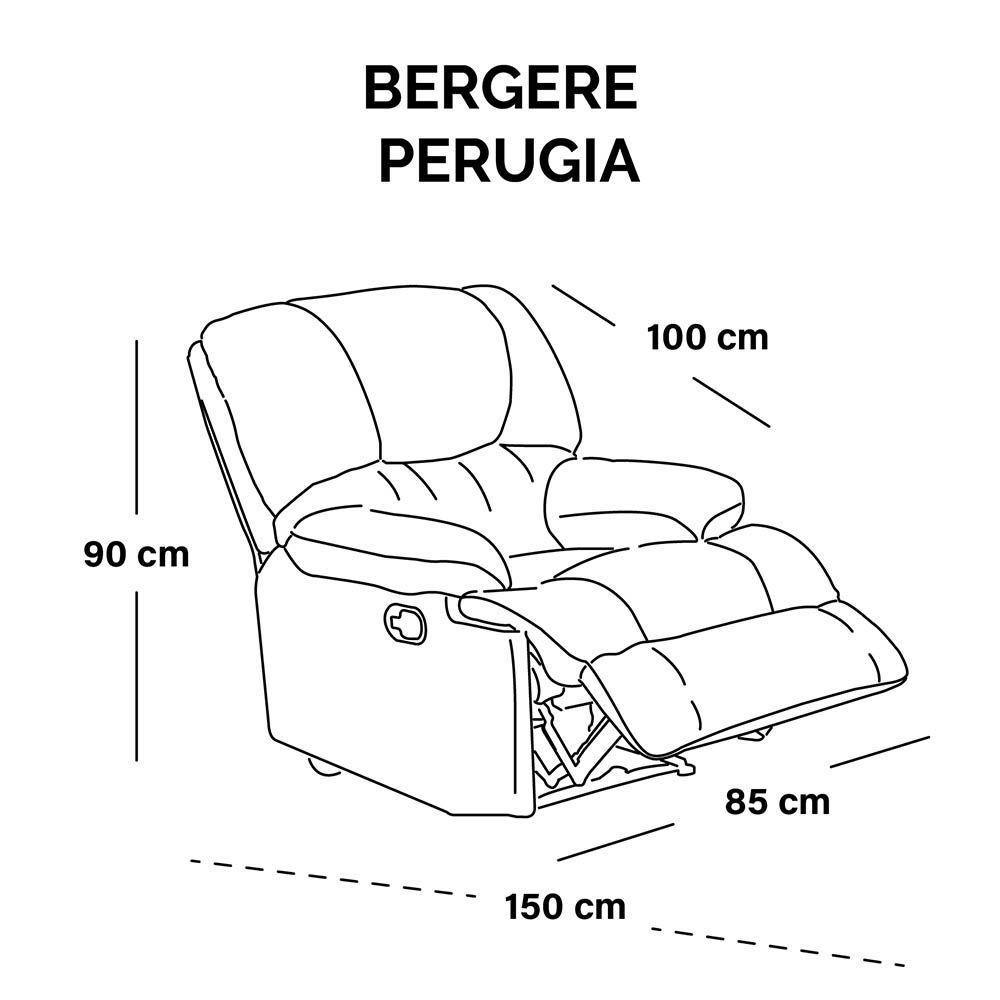 BERGERE PERUGIA RECLINABLE TELA VELVET PISTACHO-3