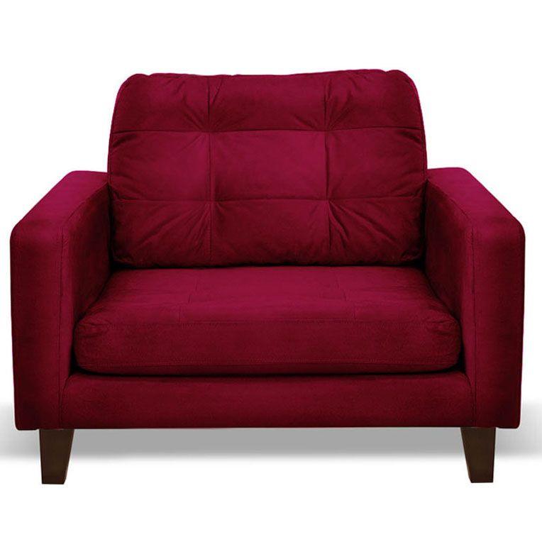 Sofa Napoles 1C Tela  Velvet  Burdeo-0