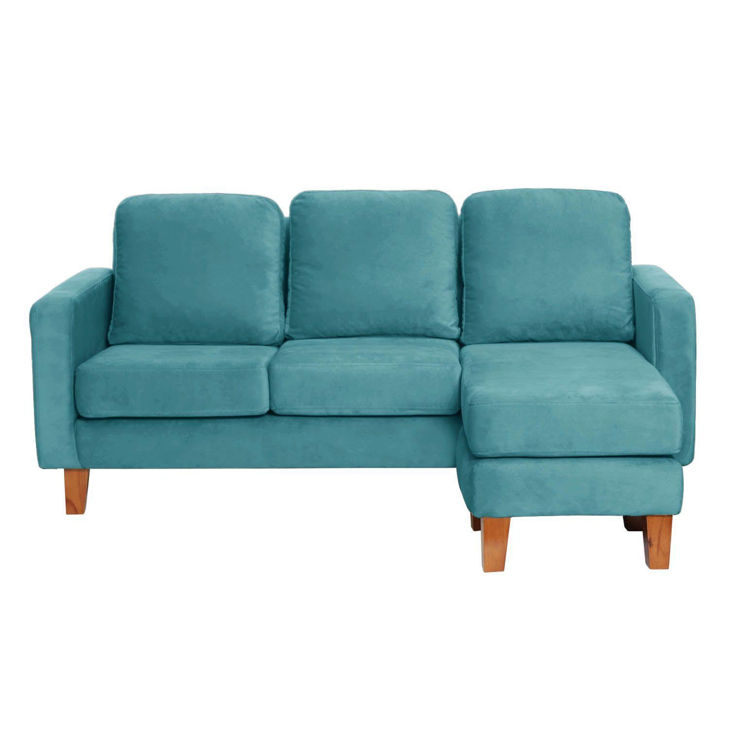 SECCIONAL VENECIA INTERCAMBIABLE TELA VELVET TURQUESA-4