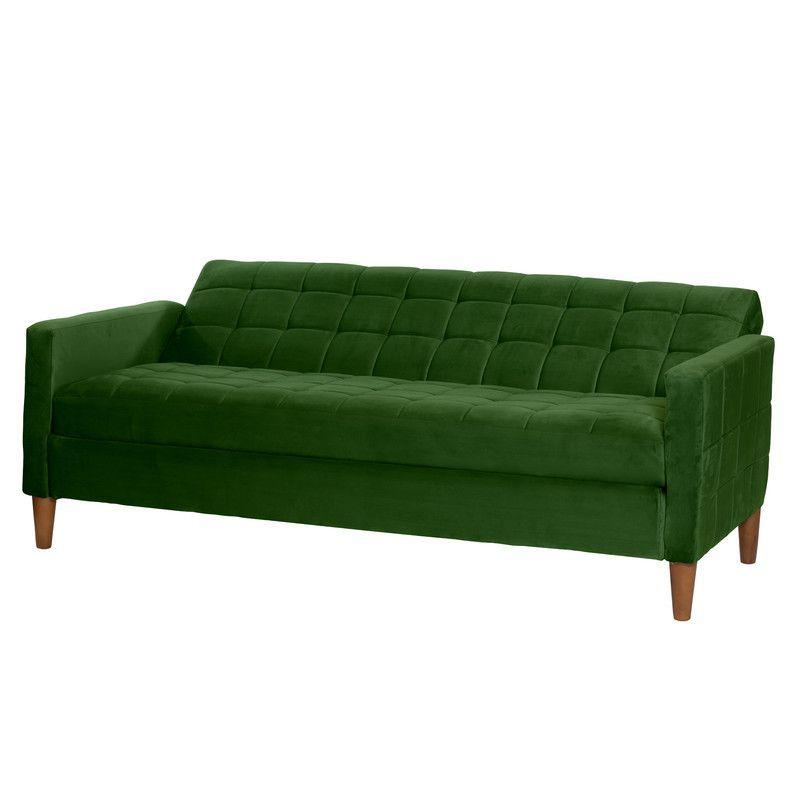 FUTON GENOVA TELA VELVET VERDE-4