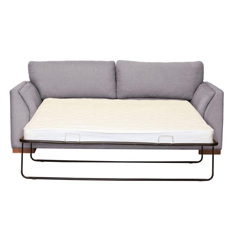 Sofa Cama Milan 2Pl Con Resortes Pocket Lino Gris Claro-2