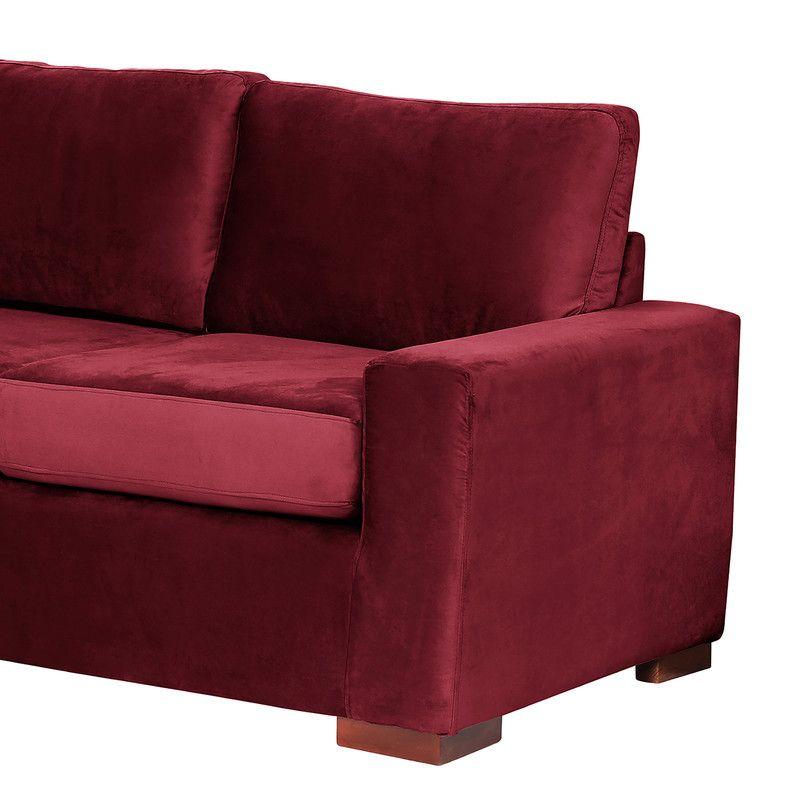 Sofa Cama Livorno 2Pl Tela Velvet Burdeo-3