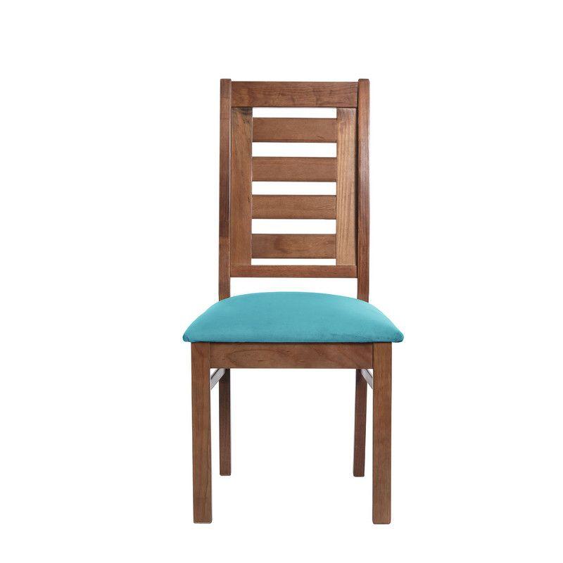 Juego De Comedor Merida 6 Sillas Murcia Tela Velvet Turquesa-3