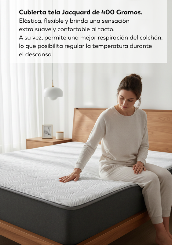 Cama Funcional Baul Full 1.35 Mt Colchon Comprimido New Top + 2 Almohadas Tela-2