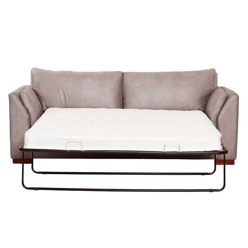 Sofa Cama Milan 2Pl Con Resortes Pocket Cuero Kentucky Gris-2