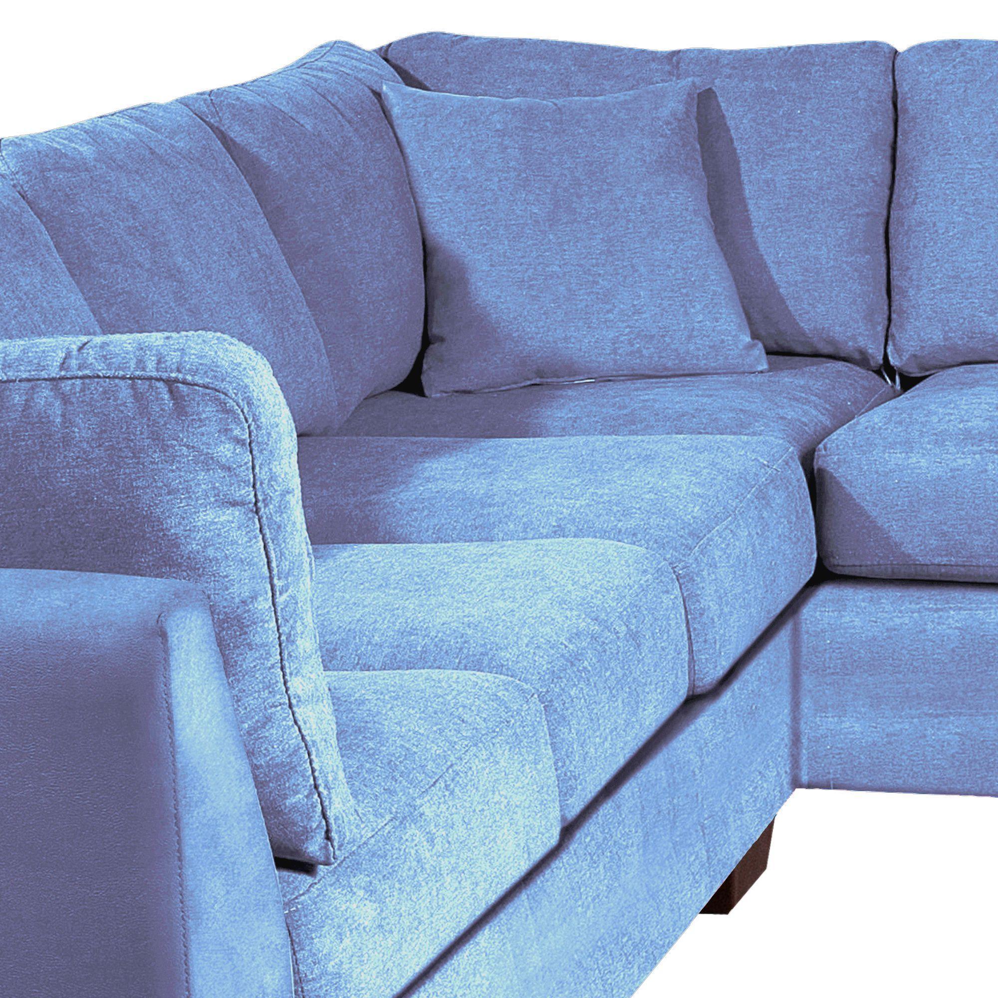 SECCIONAL PADUA DER TELA VELVET AZUL PETROLEO-5