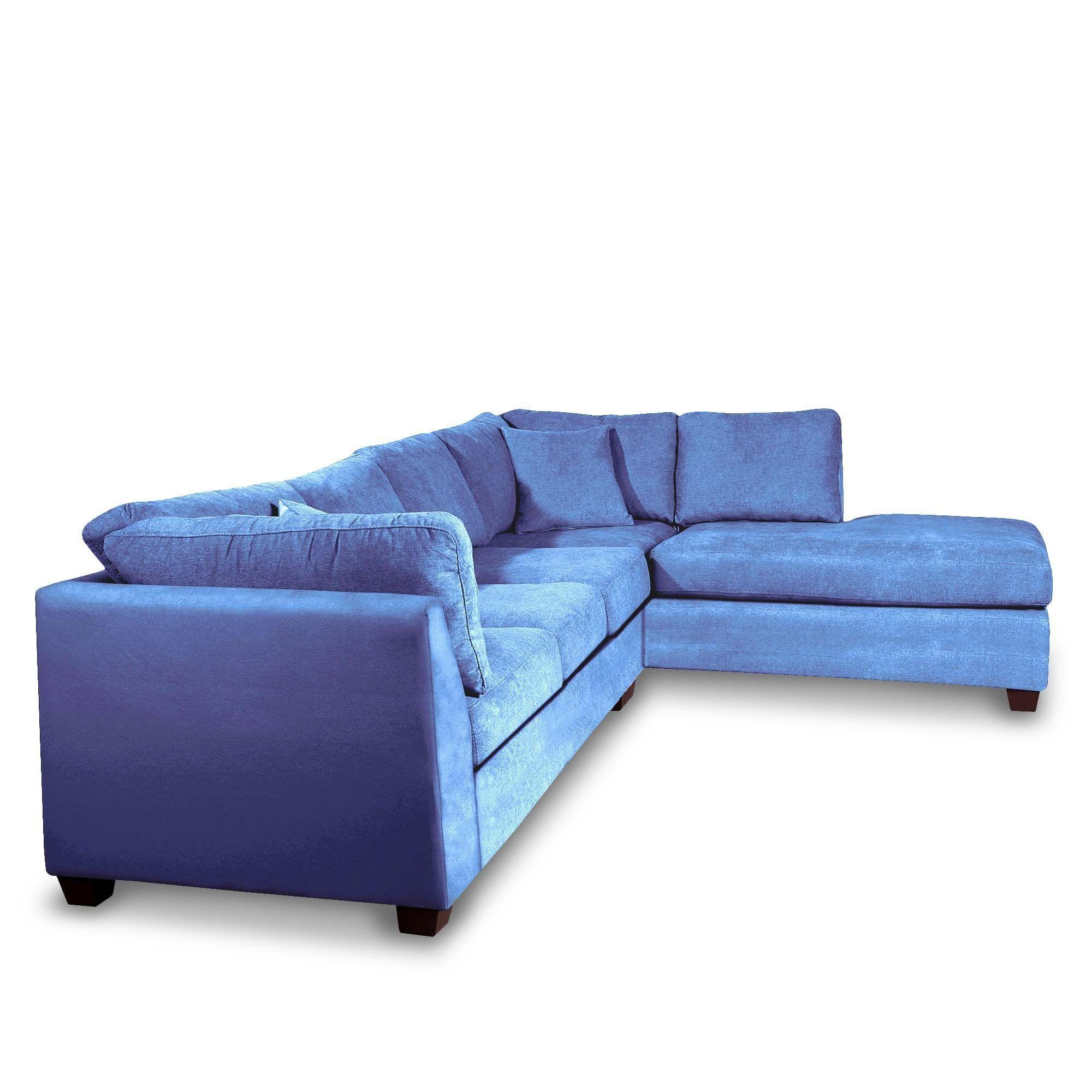 SECCIONAL PADUA DER TELA VELVET AZUL PETROLEO-3