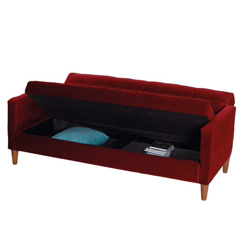 FUTON GENOVA  TELA VELVET BURDEO-6