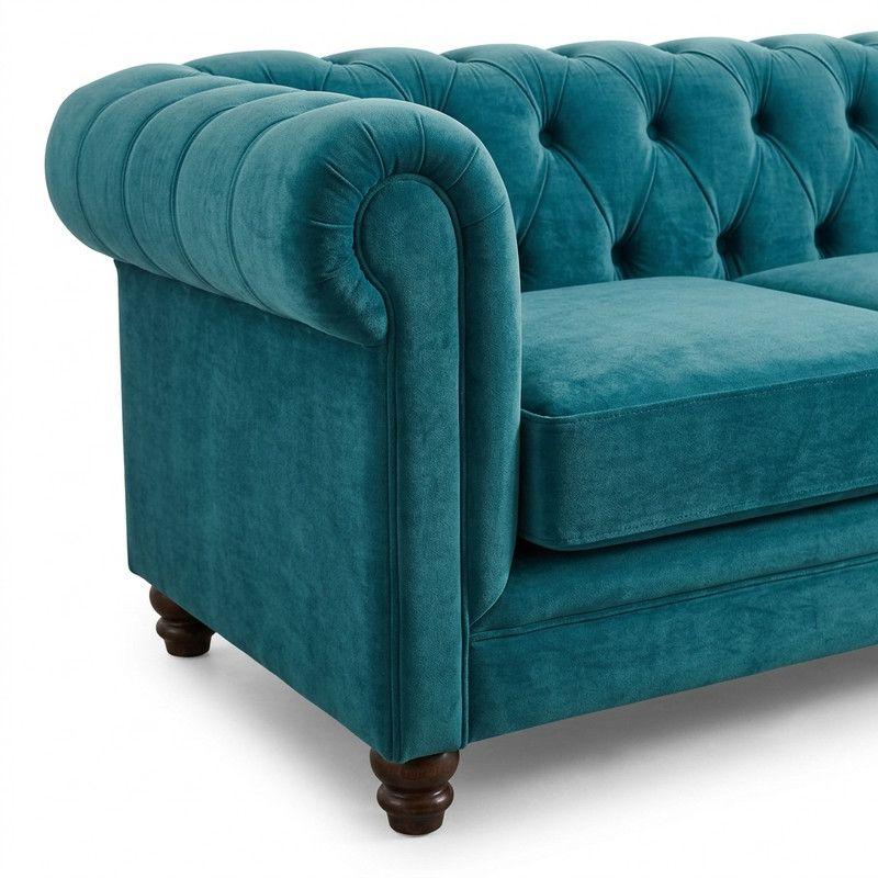 SOFA FLORENCIA 3C TELA VELVET AZUL PETROLEO-4