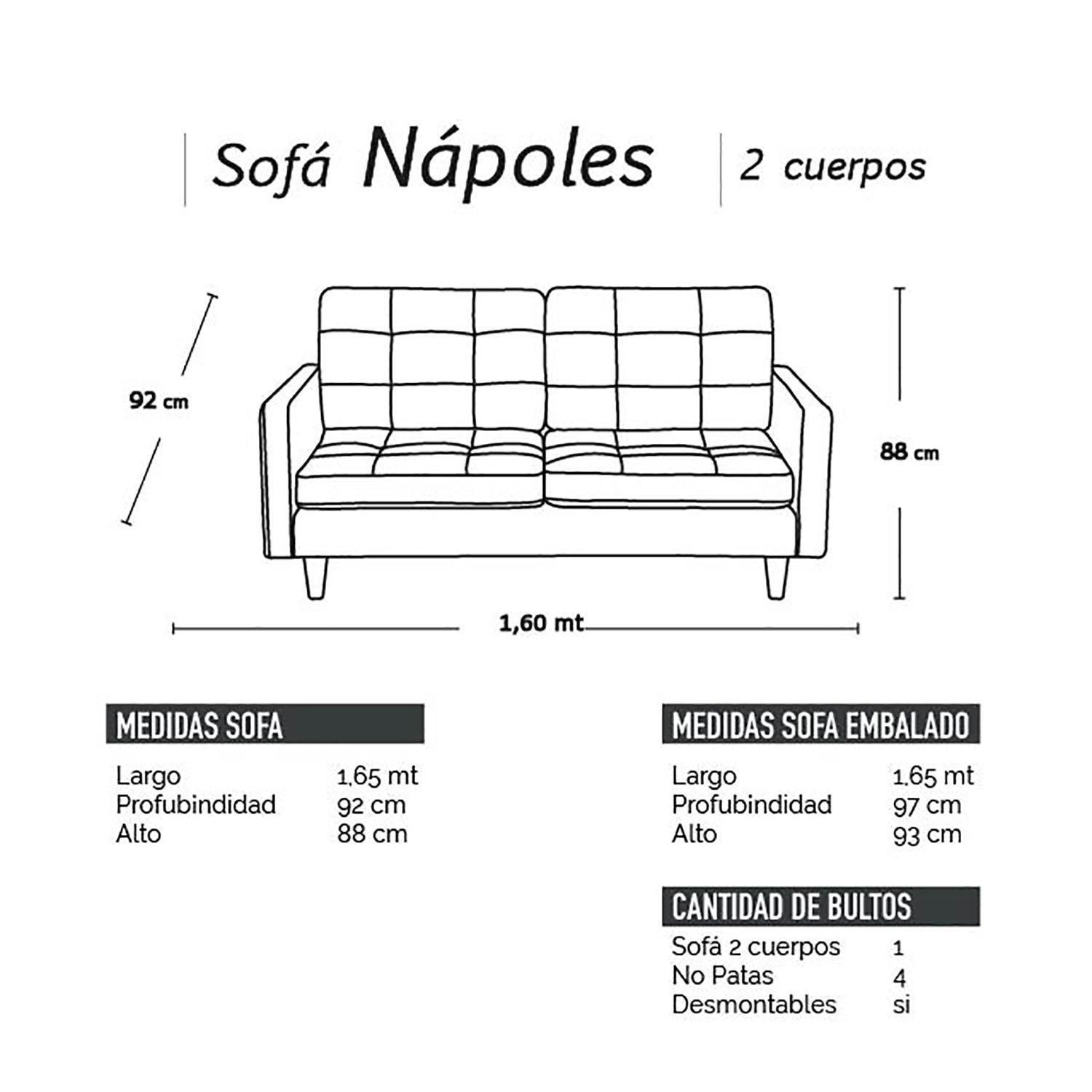 Sofa Napoles 2C Tela  Velvet-3