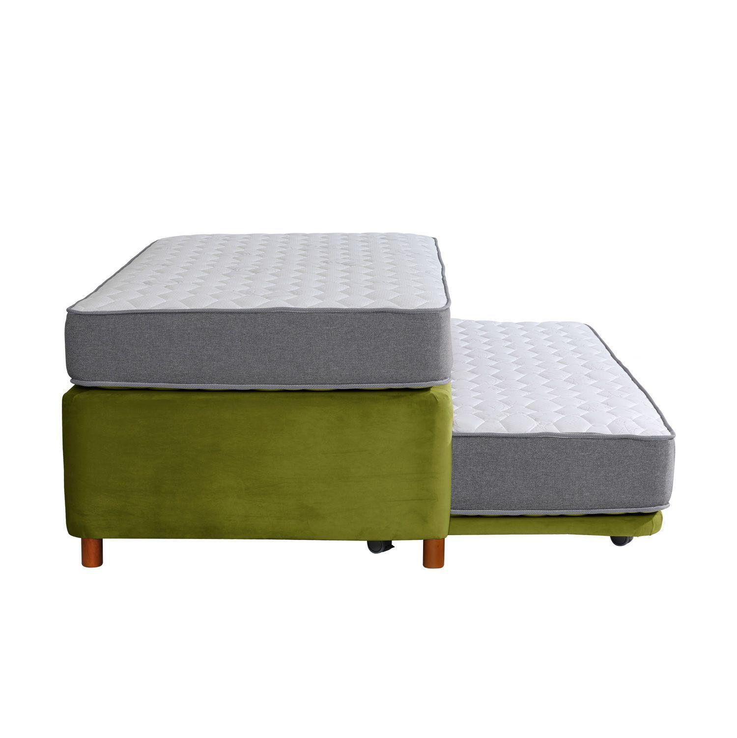 CAMA NIDO ZEN BEST TELA PISTACHO 1 1/2 PZA-2