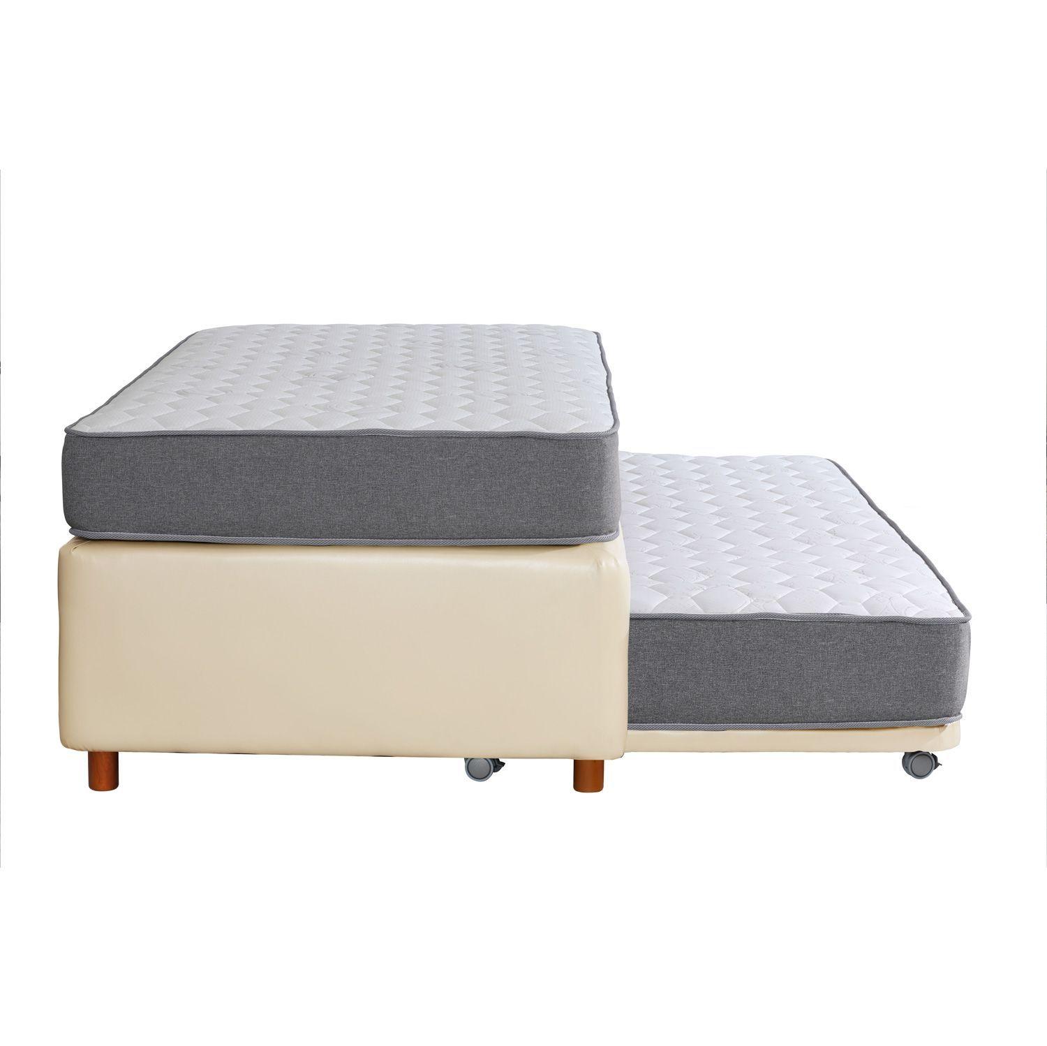 CAMA NIDO ZEN BEST PU BEIGE 1 1/2 PZA-2