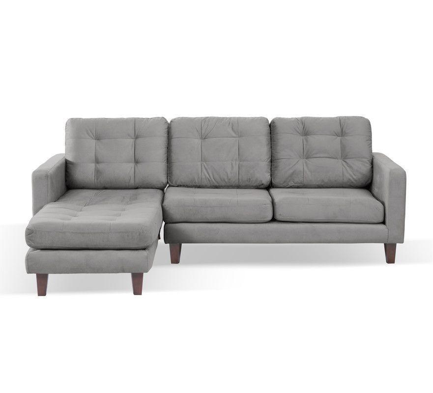 Sofa Chaiselong Izq Napoles Tela  Velvet-1