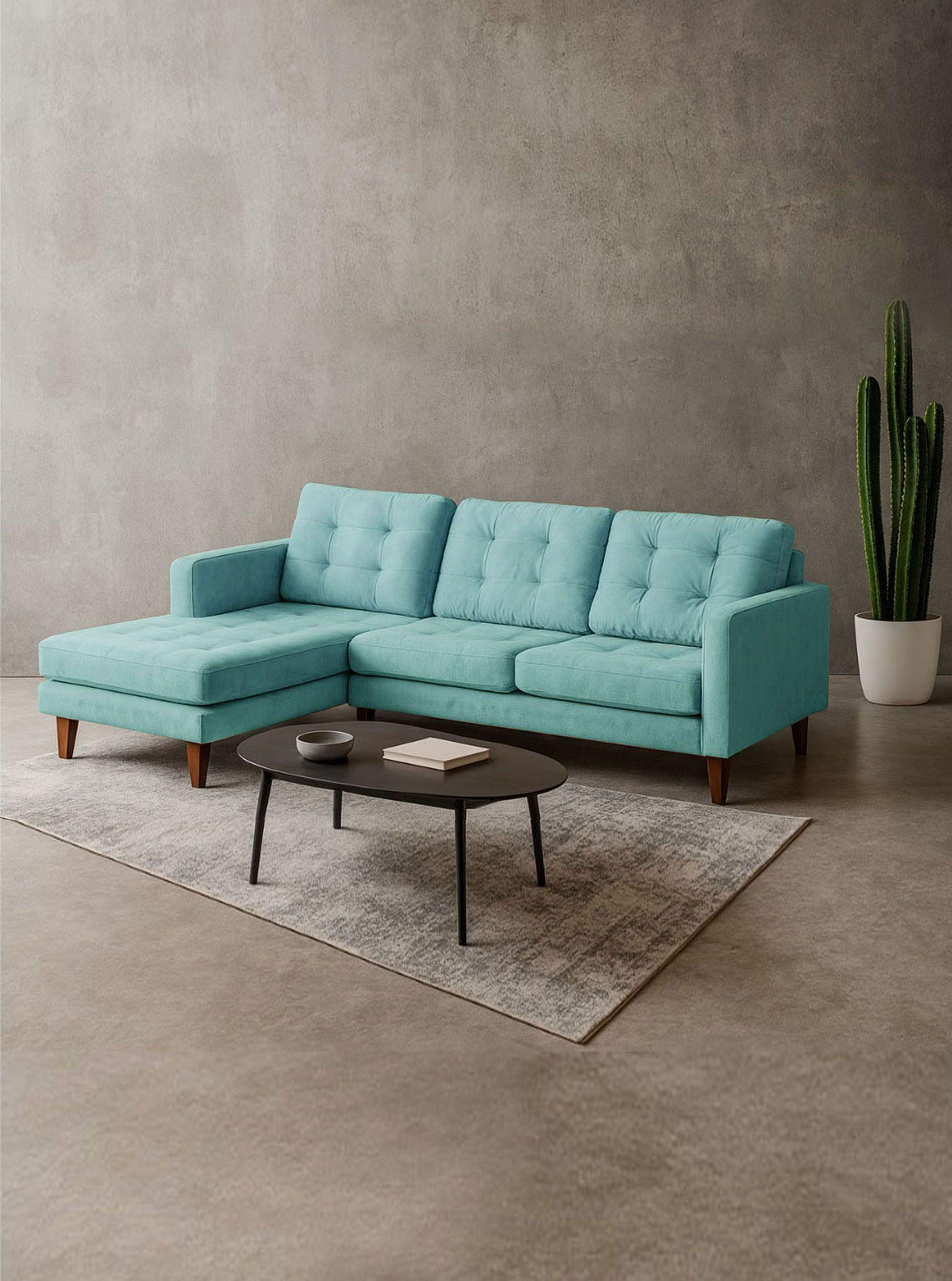 Sofa Chaiselong Izq Napoles Tela  Velvet-0