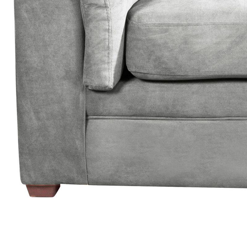 SOFA ANCONA 3C TELA  VELVET  GRIS-4