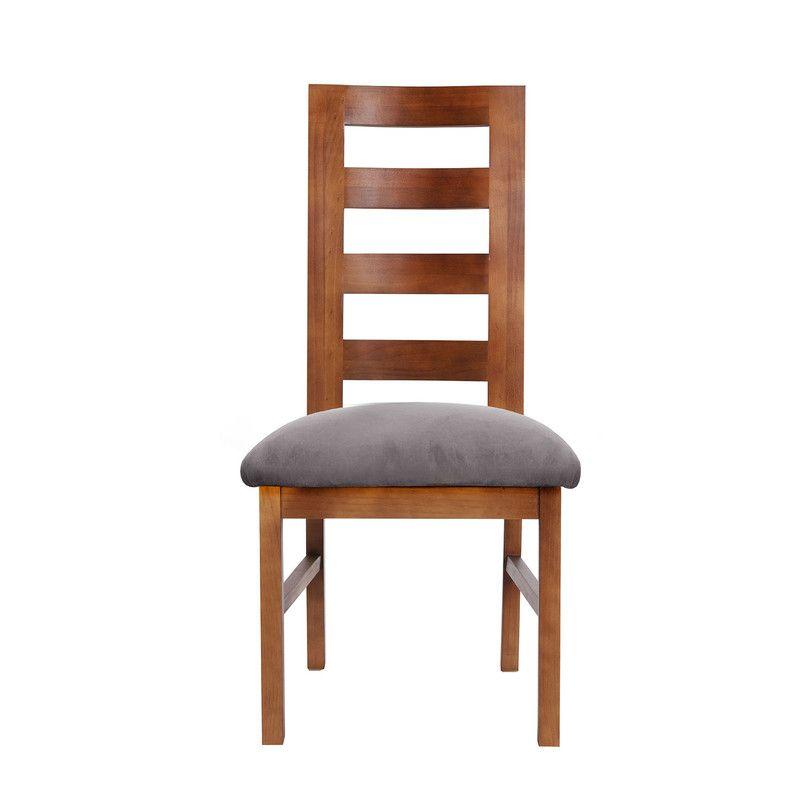 Juego De Comedor Sevilla 2 Sillas Granada + 2 Bancas Tela Velvet Gris-3