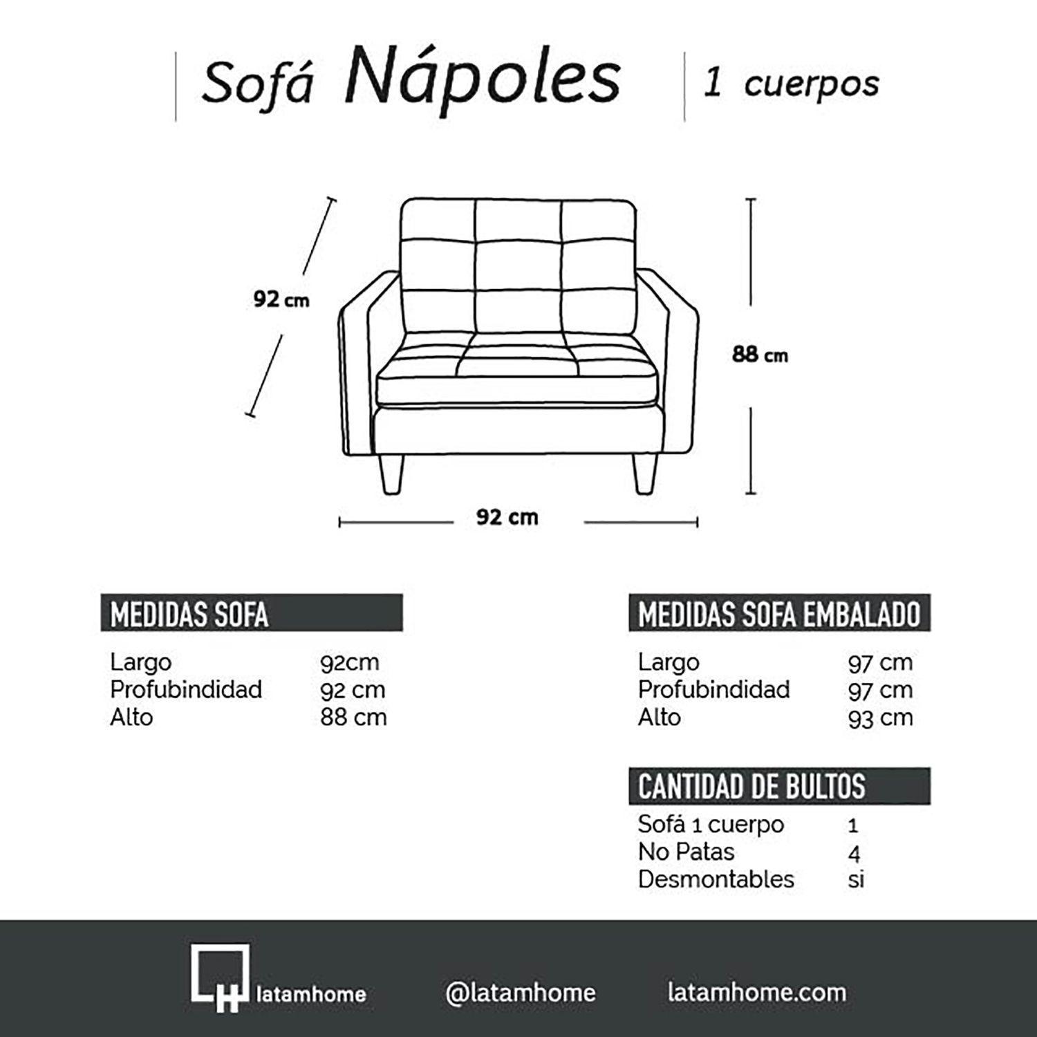Sofa Napoles 1 Cuerpo Cuero Kentucky-4