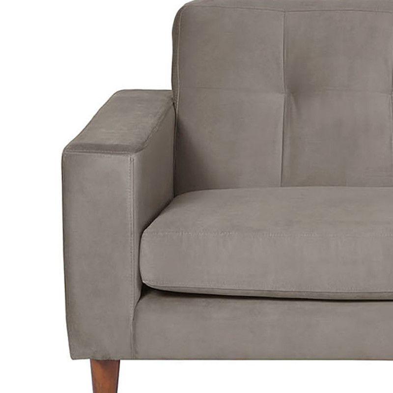 Sofa Salerno 2C Tela  Velvet  Gris-2