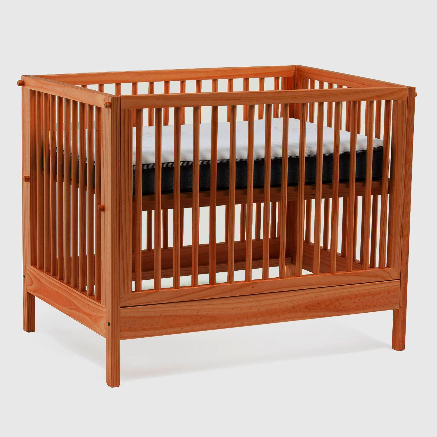 CUNA EVOLUTIVA ZEN BABY BORJA MADERA NATIVA 100X70 + COLCHON-1