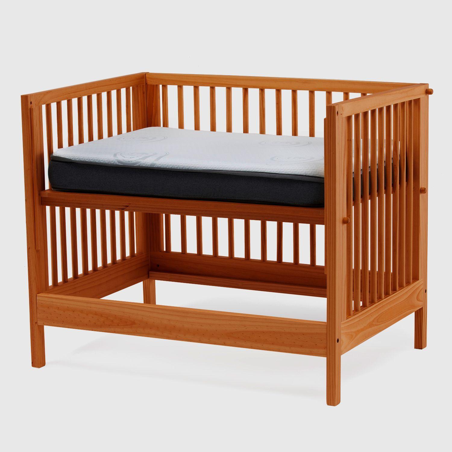 CUNA EVOLUTIVA ZEN BABY BORJA MADERA NATIVA 100X70 + COLCHON-4