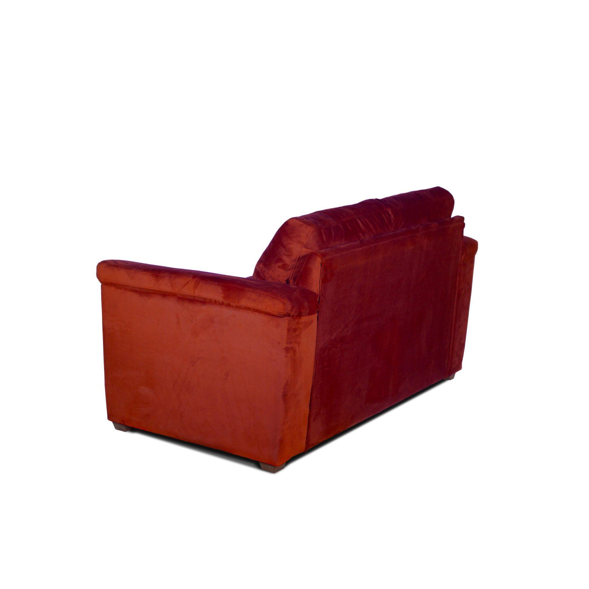 SOFA ANCONA 2C TELA  VELVET  BURDEO-3