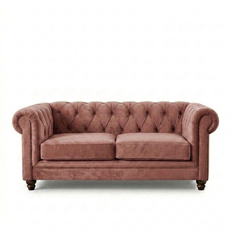 SOFA FLORENCIA 2C TELA VELVET PALO ROSA-1