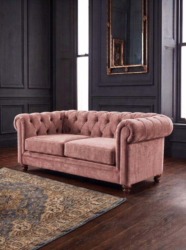 SOFA FLORENCIA 2C TELA VELVET PALO ROSA-3