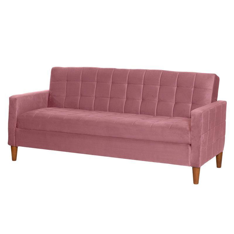 FUTON GENOVA  TELA VELVET PALO ROSA-3