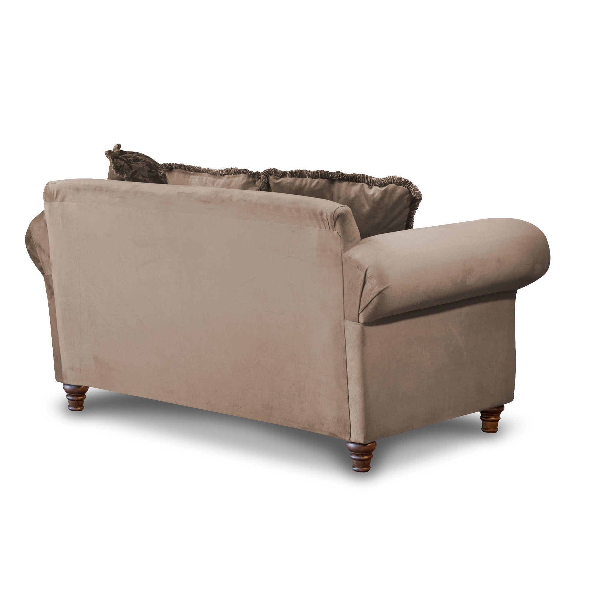 SOFA  RIMINI 2C TELA VELVET BEIGE-4
