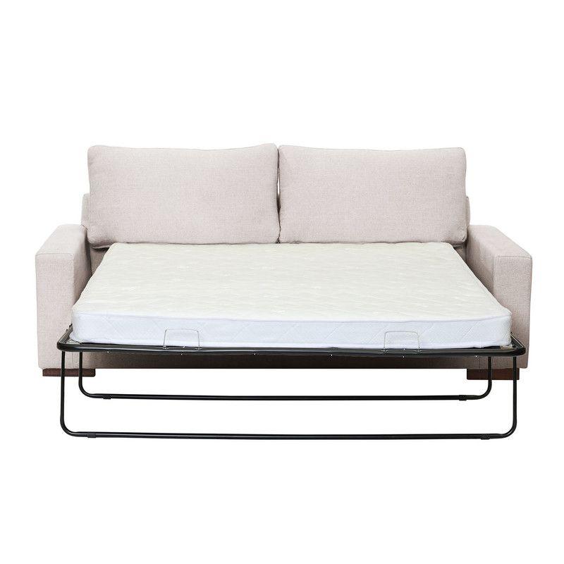 Sofa Cama Livorno 2Pl Lino Blanco-2
