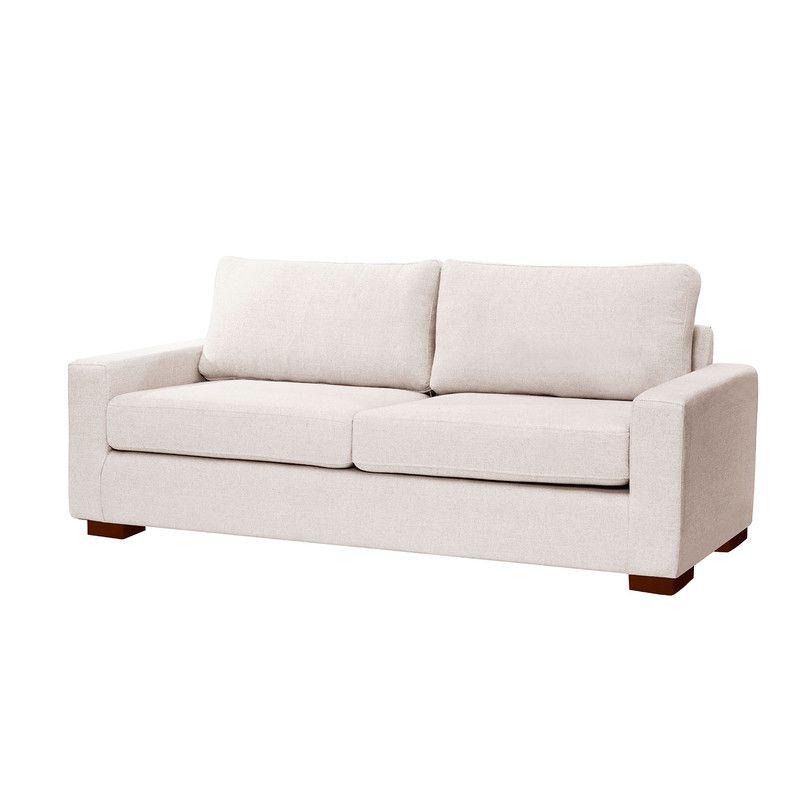 Sofa Cama Livorno 2Pl Lino Blanco-3