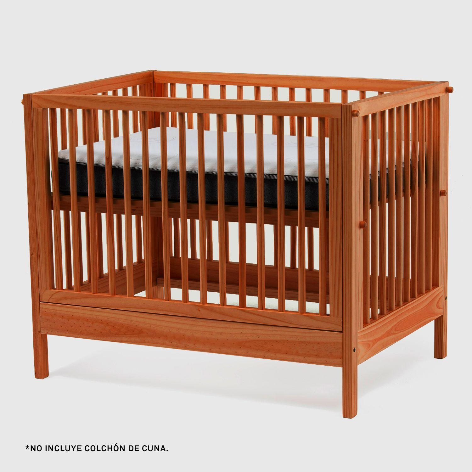 Cuna Evolutiva Zen Baby Borja Madera Nativa 100X70-4