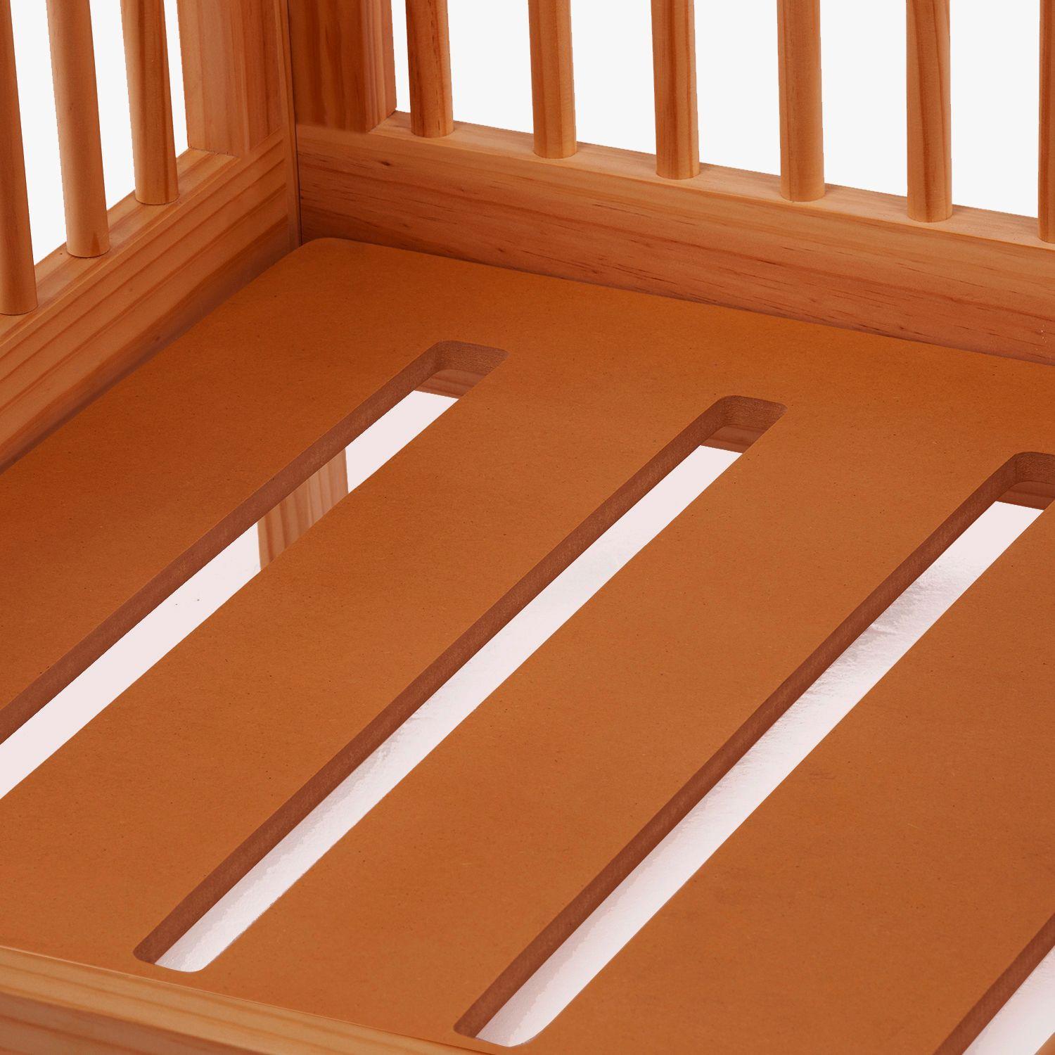 Cuna Evolutiva Zen Baby Borja Madera Nativa 100X70-6