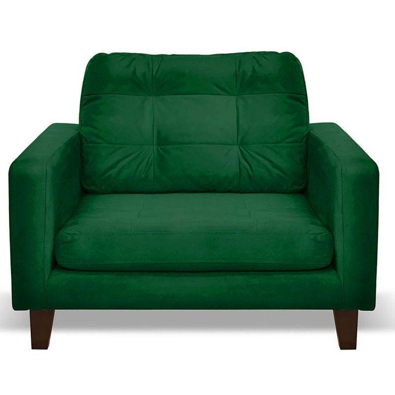 Sofa Napoles 1C Tela  Velvet  Verde-0