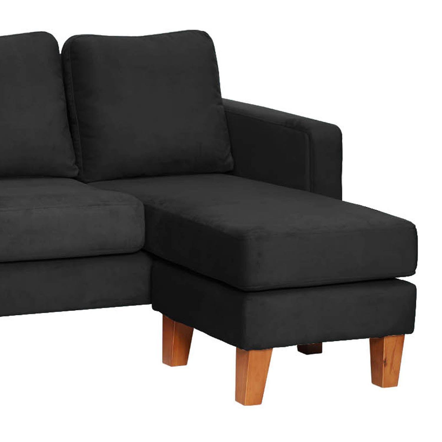 SECCIONAL VENECIA INTERCAMBIABLE TELA VELVET NEGRO-3