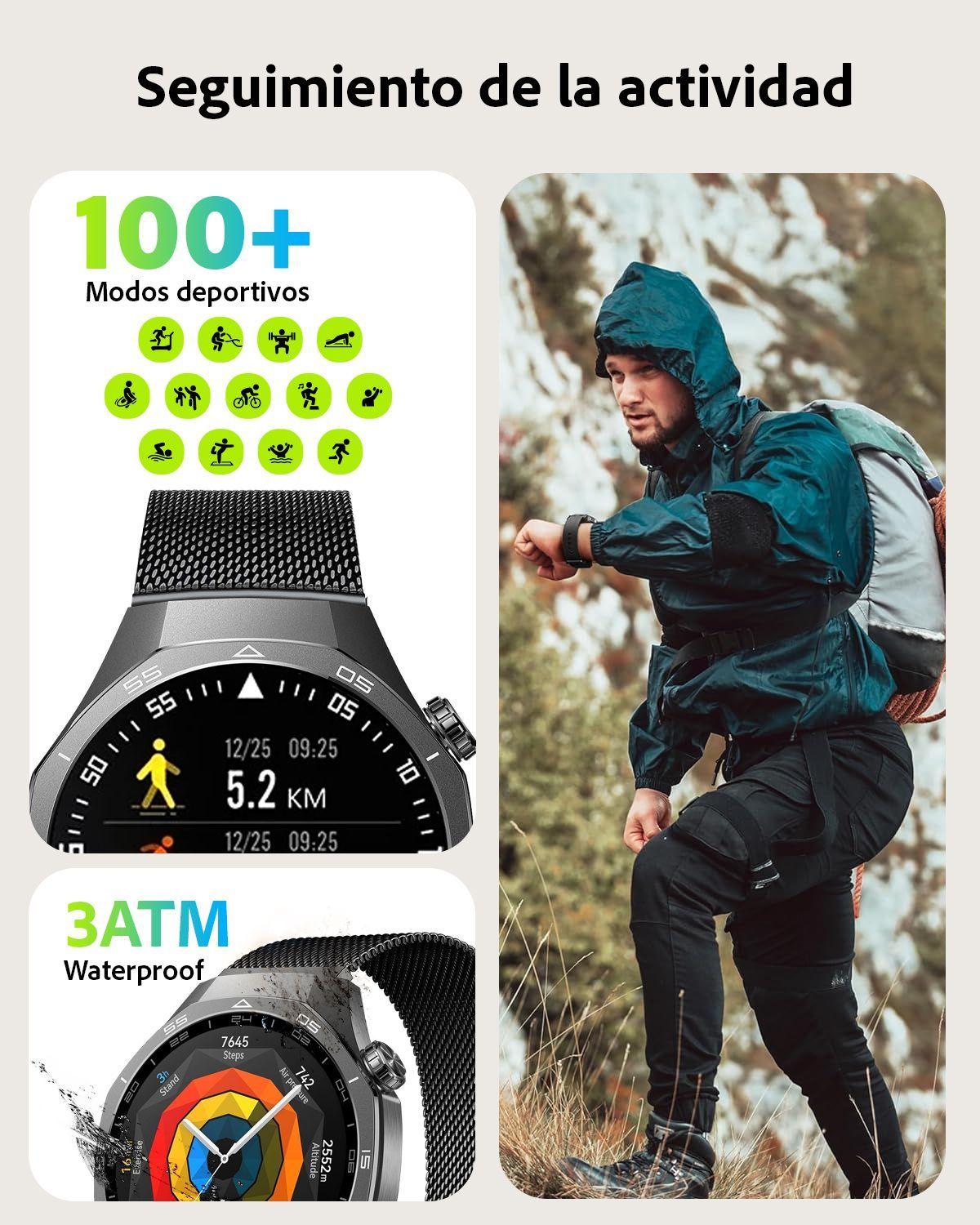 Smartwatch Racer Ultra Hombre Reloj Inteligente compatible Android-iOS-2
