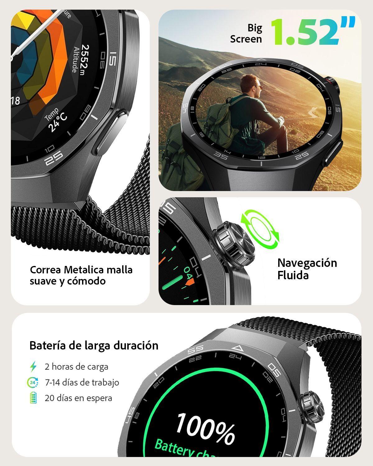 Smartwatch Racer Ultra Hombre Reloj Inteligente compatible Android-iOS-4