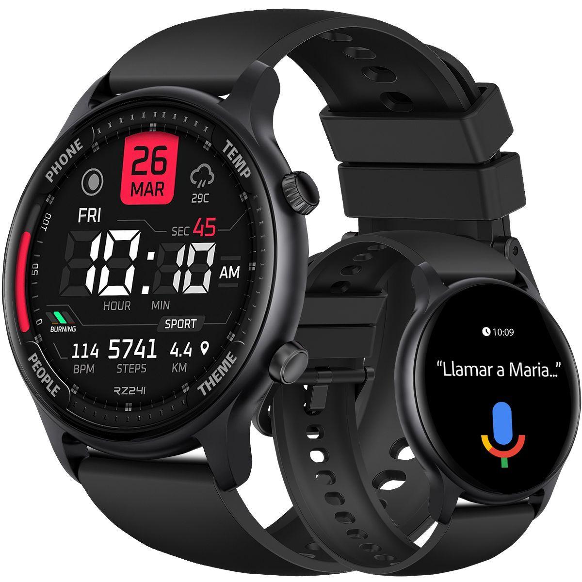 Smartwatch Hombre Sunset Black Reloj Inteligente compatible Android-iOS-0
