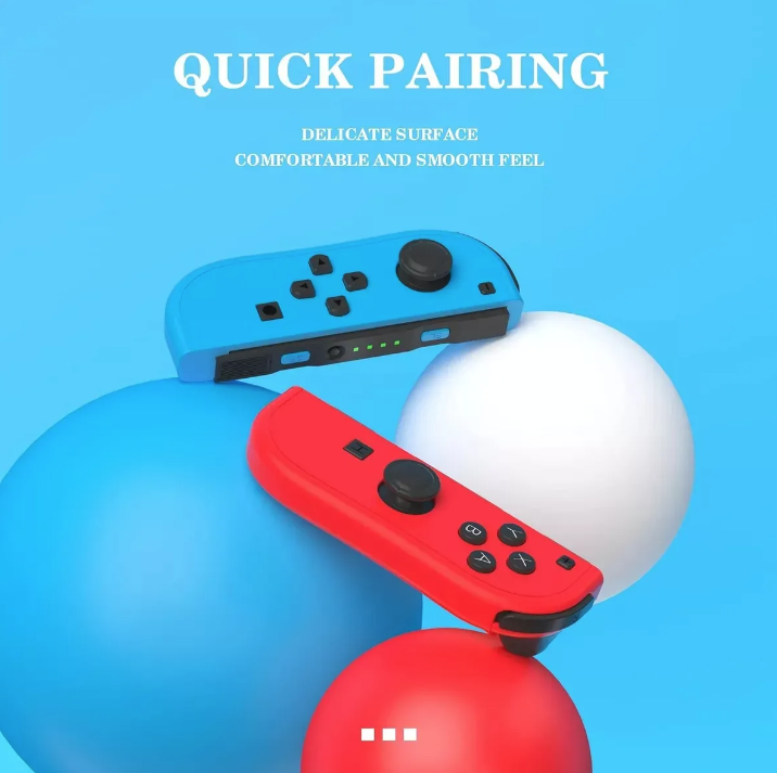 Controles Joy Compatible Con N Switch Oled Normal Azul-4