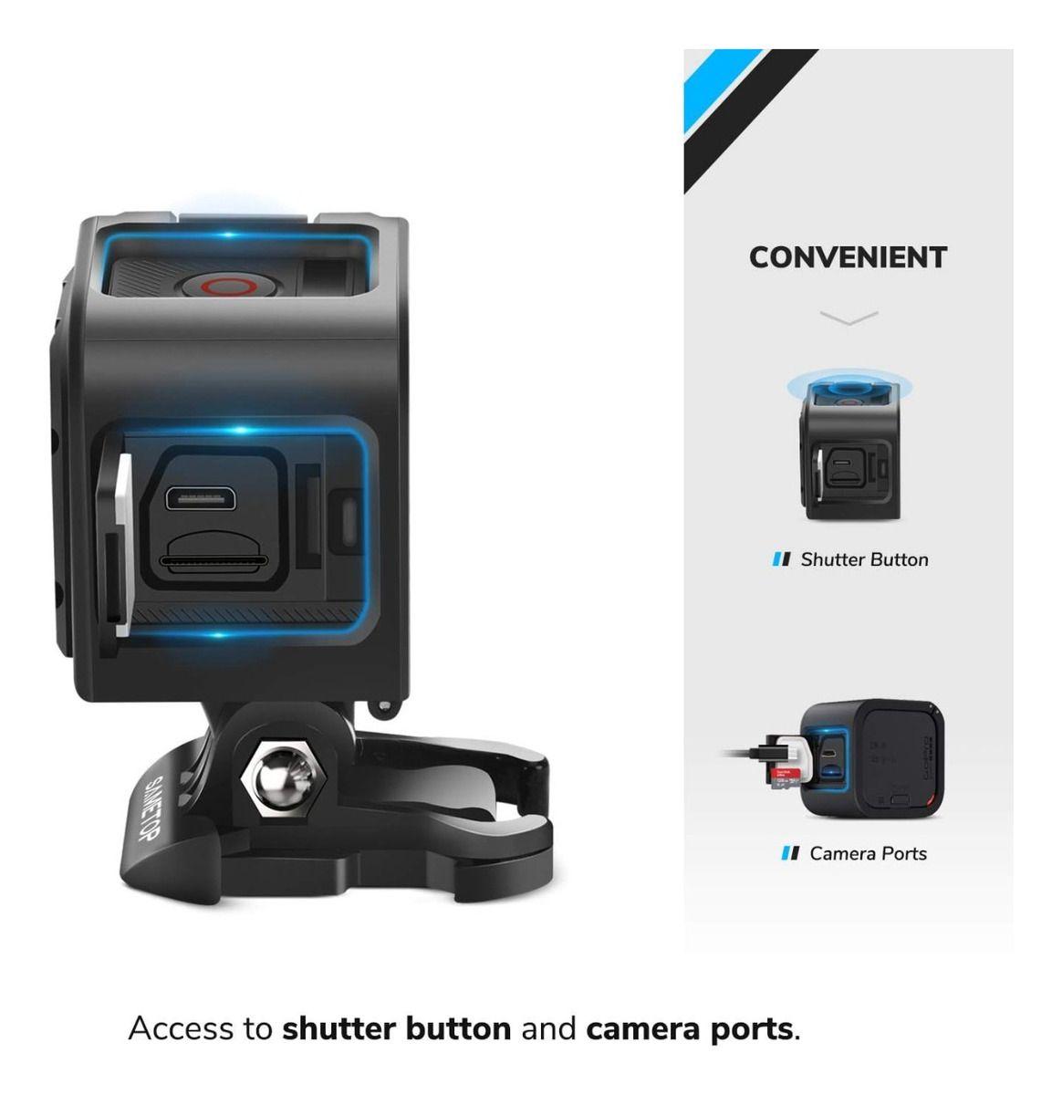Carcasa Frame Para Gopro Sesion 4 Y 5 Resistente Firme-3