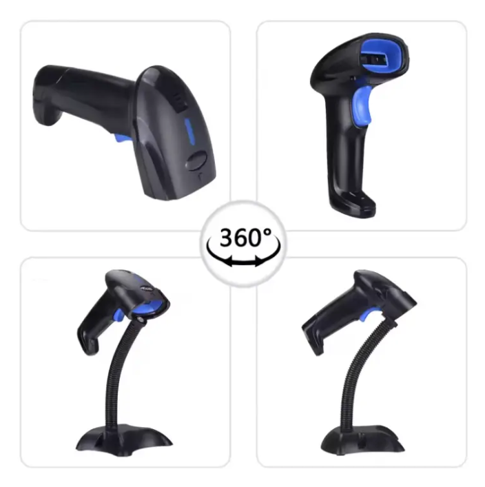 Lector C digos Barras Qr 2d Inal mbrico 2 4g Usb Port til-5