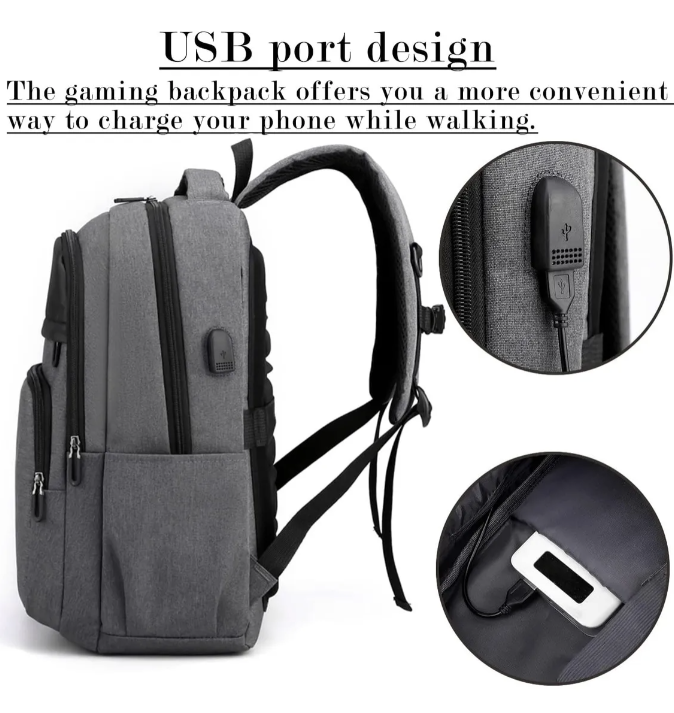 Bolso Mochila Transporte Antigolpes Para Playstation 5 Ps5 Gris Elegante-6