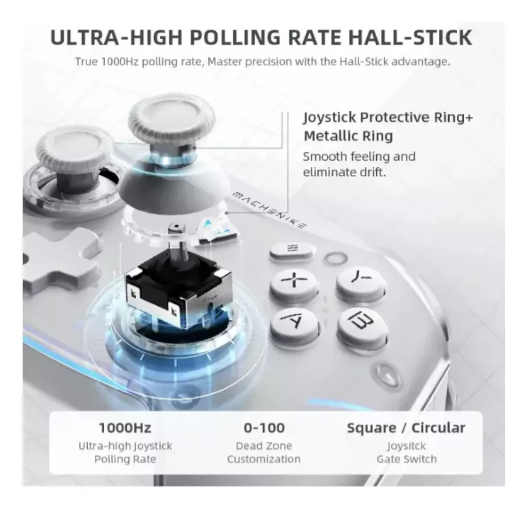 Mando Inal mbrico Machenike G5pro Max Se 1000hz Rgb Agregar a favoritos-7