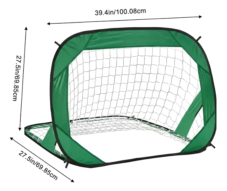 Arco De F tbol Port til Plegable Entrenamiento Exterior Verde-3