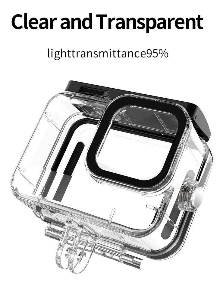 Carcasa Sumergible Impermeable Para Gopro Hero 12 11 10(45m)-2
