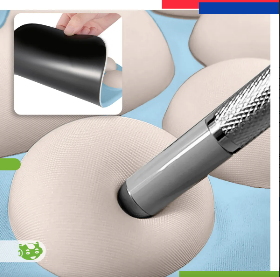 Mouse Pad Alfombrilla Gel Con Soporte Mu eca De Gato Suave Celeste Gatito-2