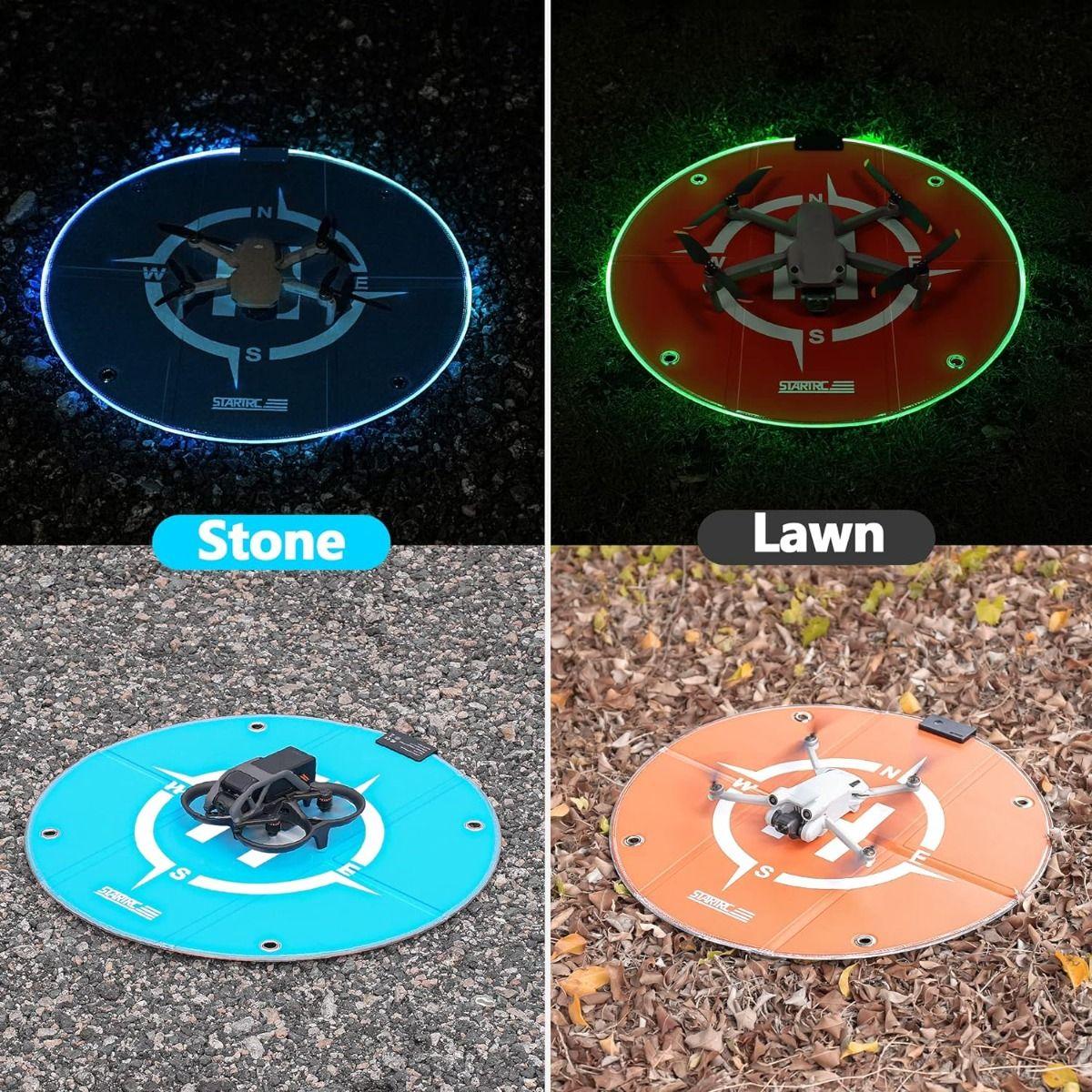 Pista De Aterrizaje Landing Pad Drone Led Nocturno Plegable-3